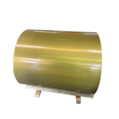 Pe Color Coated Painted Aluminium Coil 3004 H24 Warna Emas