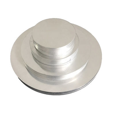 Panci Antilengket Cakram Aluminium Paduan 1050 1060 3003 Peralatan Masak Ukuran Kustom Kerataan Tinggi Tepi Bebas Gerigi Food Grade