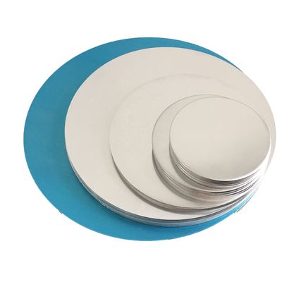 H14 Perlengkapan Masak Aluminium Disc 1070 Lembar Reflektif ASTM B209 Ukuran Khusus Tinggi Flatness Burr Free Edge Food Grade