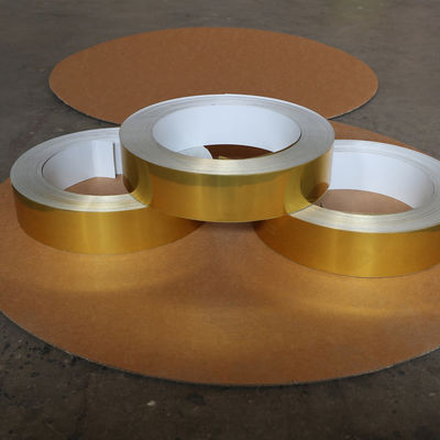 Channelume Aluminium Strip Color Mirror Coil Gulungan Lebar Celah Tarik Tinggi