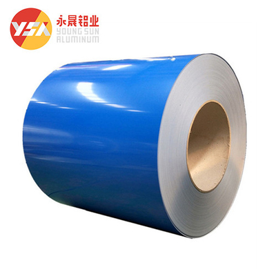 1060 1050 1100 Pvc Prepainted Coating Warna Aluminium Sheet Color Coated Coil Untuk Talang