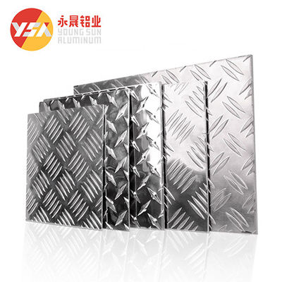 5754 5 Bar 5mm Aluminum Sheet Checked Pattern Plates Aluminum Checked Plate