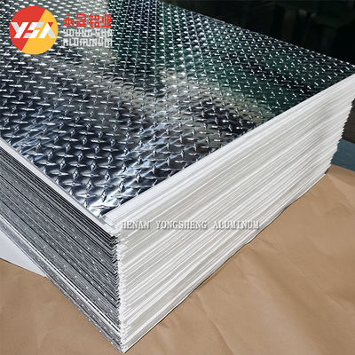 Custom 4 X 8 Aluminium Checker Plate 1.5mm 5754 5083 3003 Embossing Aluminium Diamond Plate Sheet Roll
