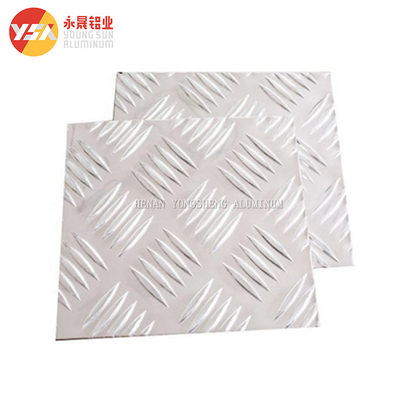 5 Bar Aluminium Checker Plate Pattern Aluminum Plate AA1100 Aluminum Checkered Plate for Elevator Floor