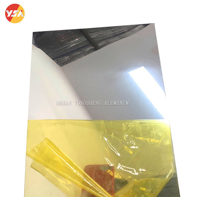 1060 H12 Cermin Aluminium Pencahayaan Reflektif Lembaran Aluminium Coil Dengan Film