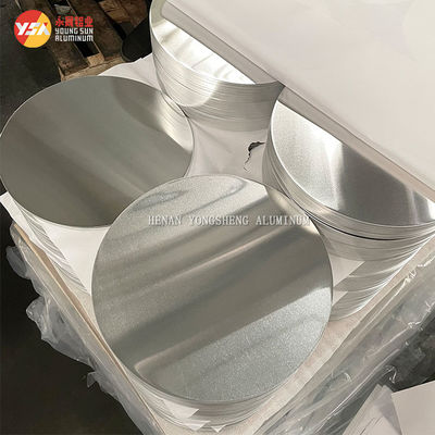 1100 1050 1060 3003 3004 Aluminum Round Disc Circle Coated Cookware Custom Diameter High Flatness Burr Free Food Grade