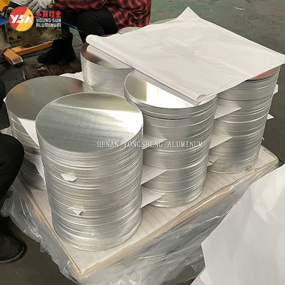 3000 Series 3003 Alloy Aluminium Circle Disc Cookware Custom Size High Flatness Burr Free Edge Food Grade