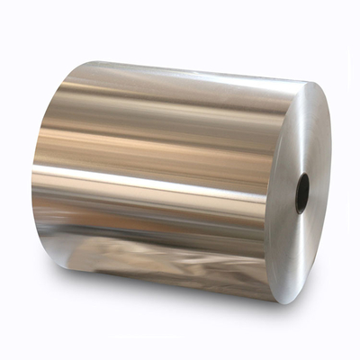 Silver Aluminium Foil Sheet Roll Coil 0,006-0,02mm Tebal Lebar Disesuaikan